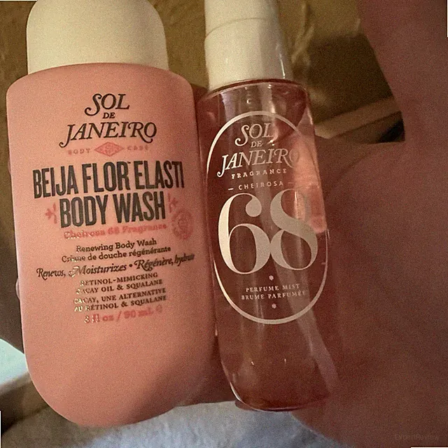 2pc Set Sol de Janeiro Cheirosa 68 Beija Flor Perfume Mist & Body Wash - Travel