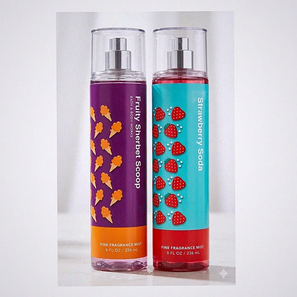 B&BW Fruity Sherbet Scoop & Strawberry Soda Fine Fragrance Mist 8oz