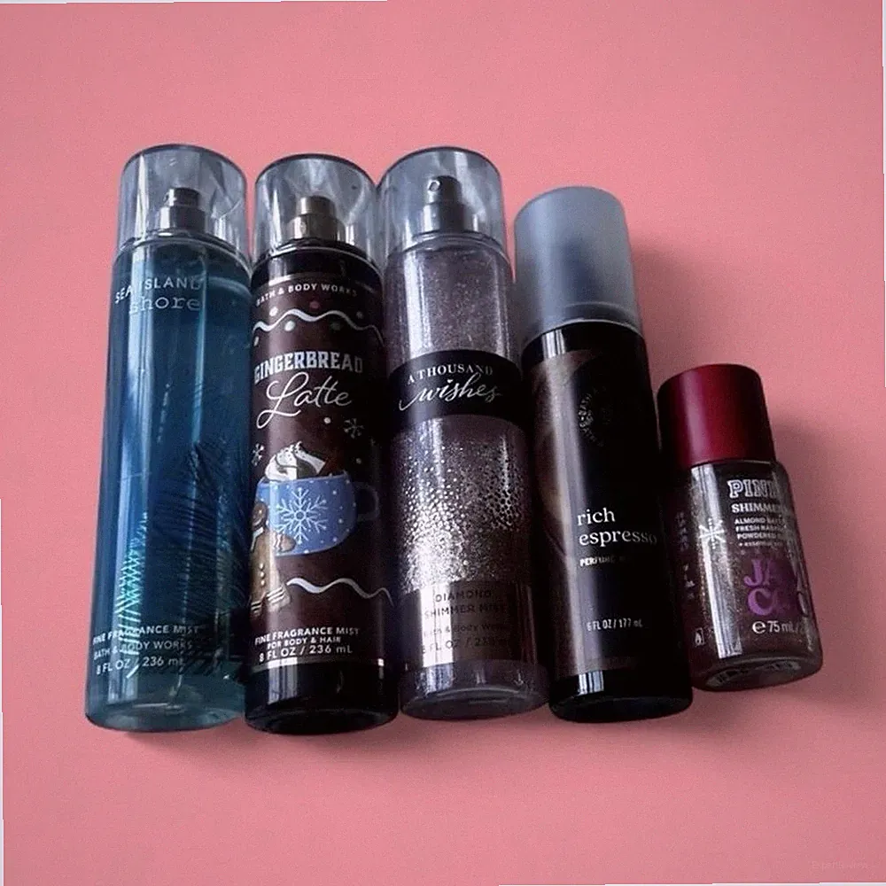Bath & Body Works Assorted Fragrance Mist Spray Lot of 5