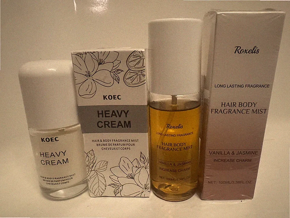 KOEC & Roxelis Heavy Cream, Vanilla & Jasmine Hair & Body Fragrance Mist 100ml
