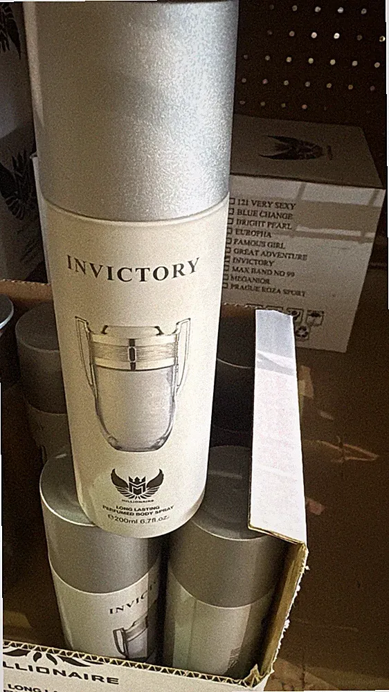 Millionaire Invictory Long Lasting Men's Perfumed Body Spray 200ml 6.7 fl. oz