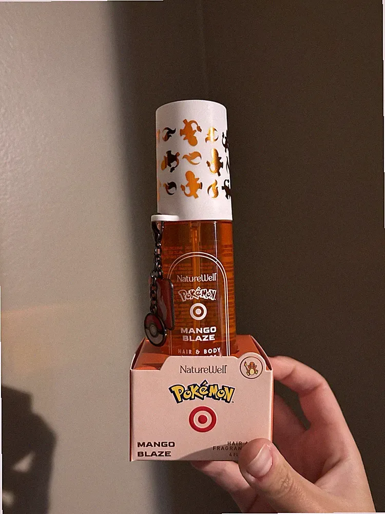 NatureWell Hair & Body Fragrance Mist Pokémon Mango Blaze Charmander