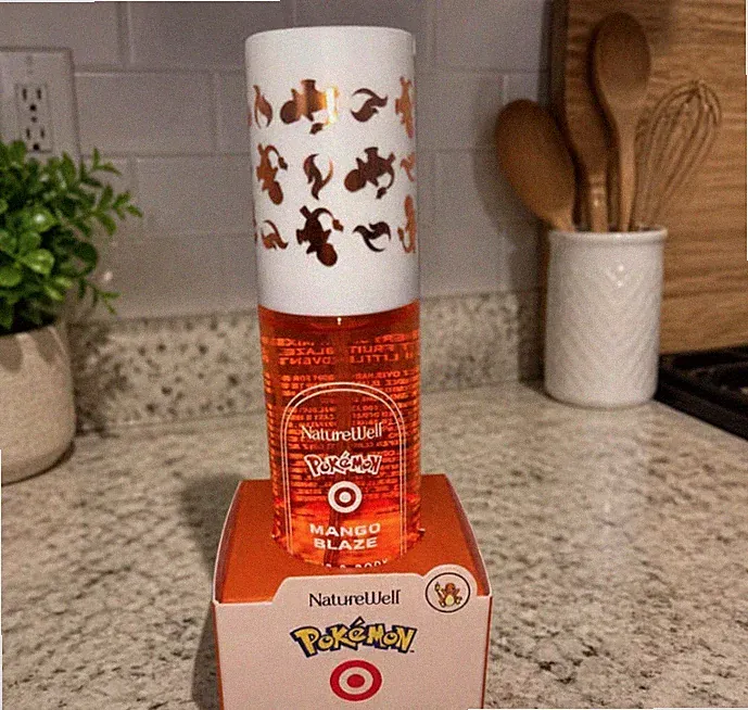 Naturewell Pokémon X Target MANGO BLAZE Charmander Hair & Body Fragrance Mist