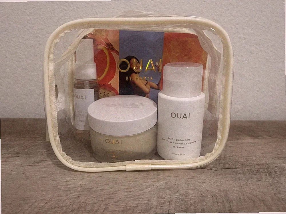 Ouai St. Barts Body Creme, Cleanser & Hair Body Mist mini set